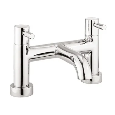 Crosswater Fusion Bath Filler Dual Lever Deck Mounted Chrome product image - Image 1