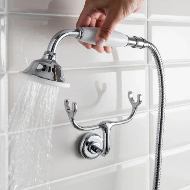 Crosswater Belgravia Thermo Shower Valve With 8" Fixed Head Chrome detail view - Image 4