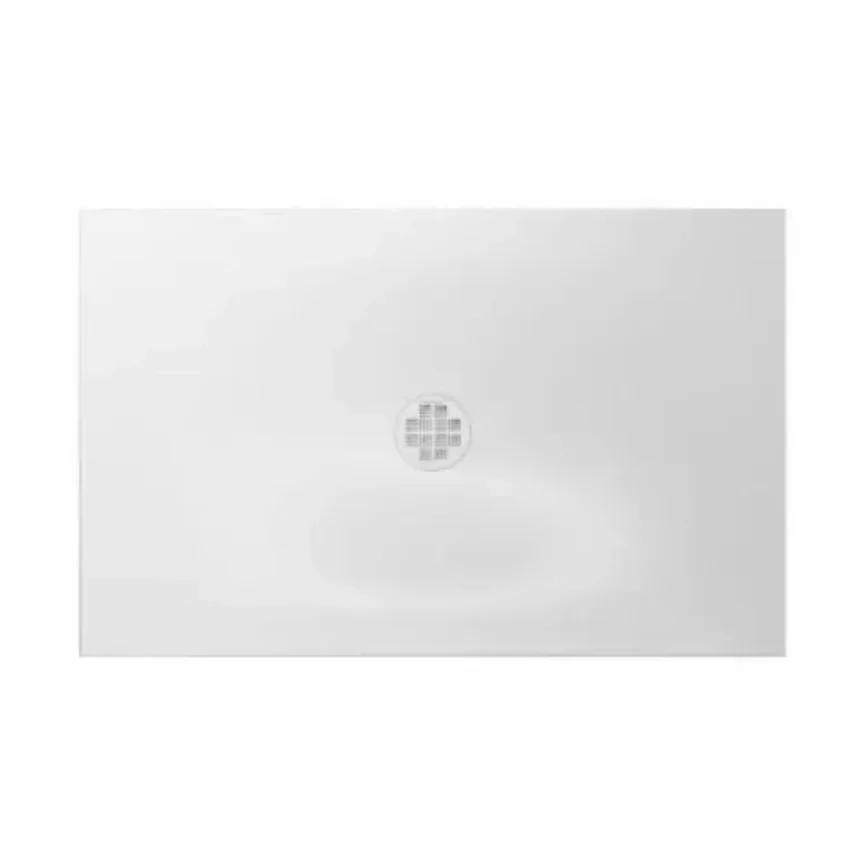 Crosswater Creo Rectangle Shower Tray 800x1200 25mm White product image - Image 1