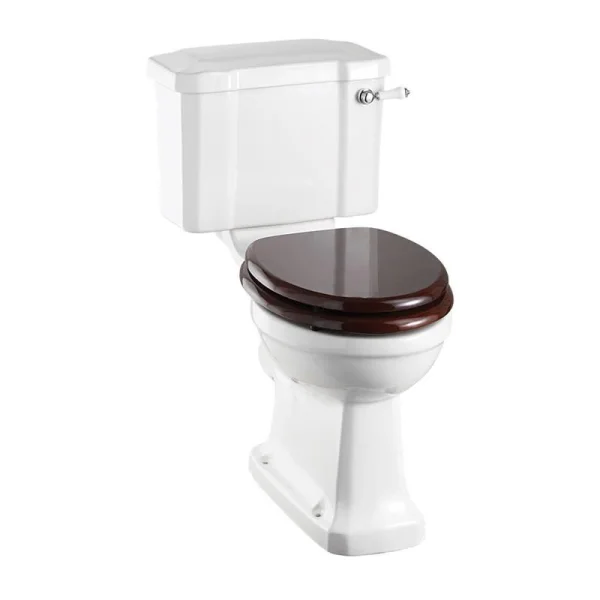 Burlington Close Coupled / Low Level Cistern 44cm Ceramic Lever (incl. Cistern Fittings)