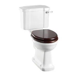 Burlington Close Coupled / Low Level Cistern 44cm Ceramic Lever (incl. Cistern Fittings)