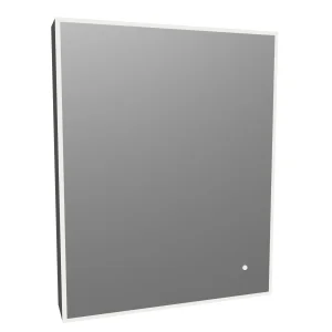 Faeber Edge 600 Led 1 Door Illuminated Mirror Cabinet (Recess Compatible)
