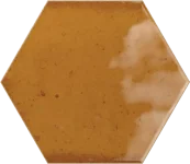 European Tiles Hope Hexagon Polished in Ocre