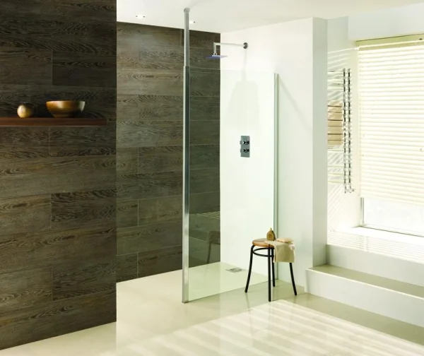 Eastbrook Valliant Square Pole Walk In 8mm 800x1950 Chrome