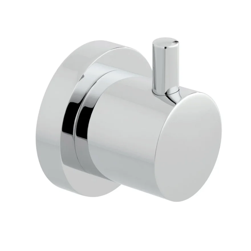 Vado Zoo 3/4" Concealed Stop Valve Wall Mounted Chrome product image - Image 1