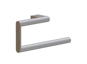 Ava Round Towel Bar - Polished Stainless Steel