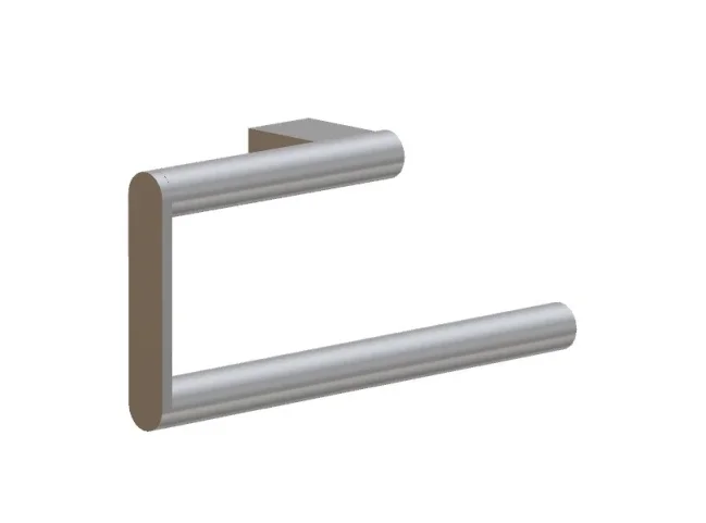 Ava Round Towel Bar - Polished Stainless Steel product image - Image 1