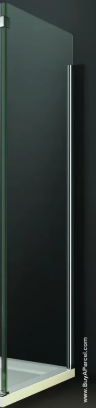 Merlyn 10 Series Side Panel - Smoked Black Glass 900mm product image - Image 1