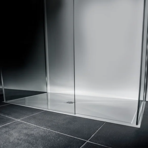 London Showers  Symmetry Slim 25 1700 x 760mm Tray & Waste - White