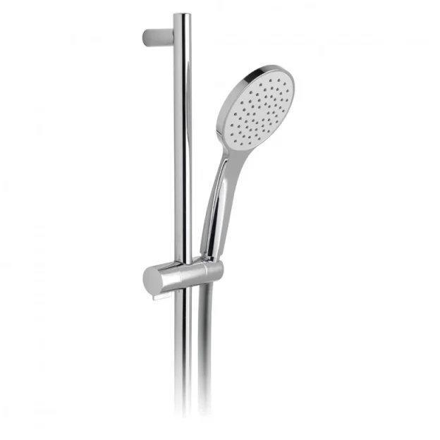 Vado Atmosphere Slide Rail Shower Kit With Air-injected Single-function Handset 900mm Slide Rail And Smoothflex Anti-twist Silver Hose Chrome product image - Image 1