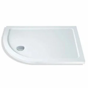 Eastbrook Volente 1000 X 900 Lh Offset Quad Abs Resin Tray White