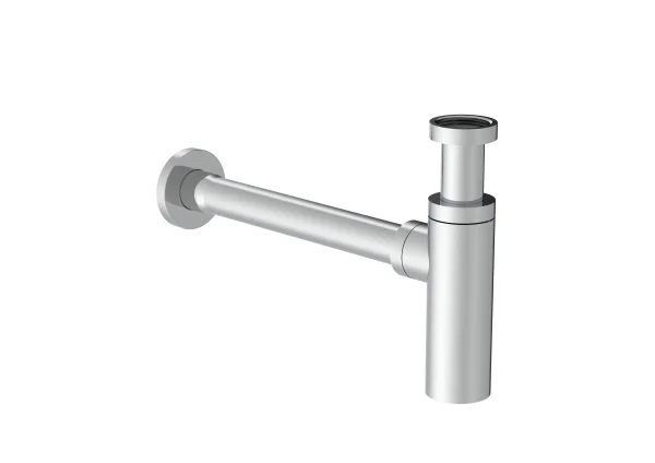 Saneux Cos Round Bottle Trap - Chrome
