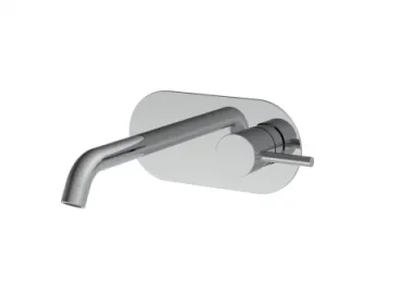 Saneux Cos Wall Mounted Basin Mixer - Chrome product image - Image 1