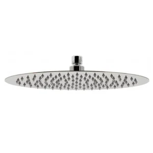 Vado Aquablade 200mm X 300mm (8" X 12") Oval Easy Clean Slimline Shower Head With Arm Chrome