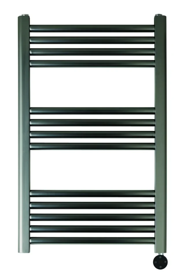 Just Taps Vos 800x500mm Electric Tower Radiator With Thermostat Heating Element product image - Image 1