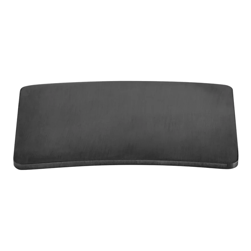 Vado Individual Square Cap To Suit Universal Basin Waste Brushed Black product image - Image 1