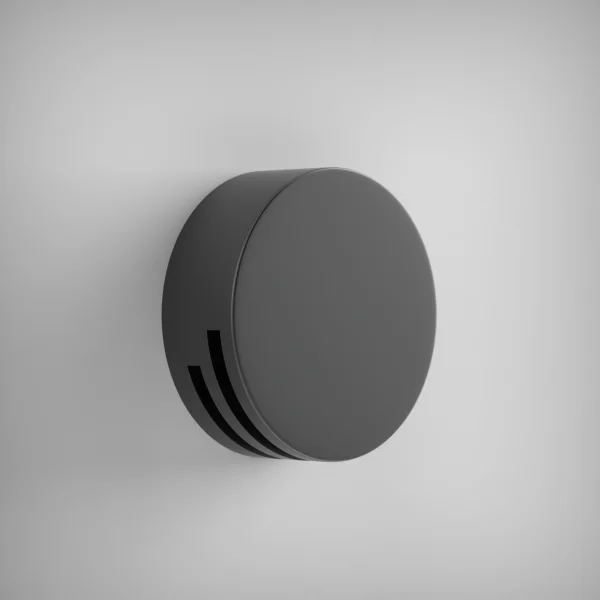 Ava Extended Round Bath Overflow Filler - Brushed Black