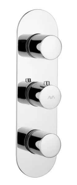 AVA Parker 3 Handle Finishing Set Chrome