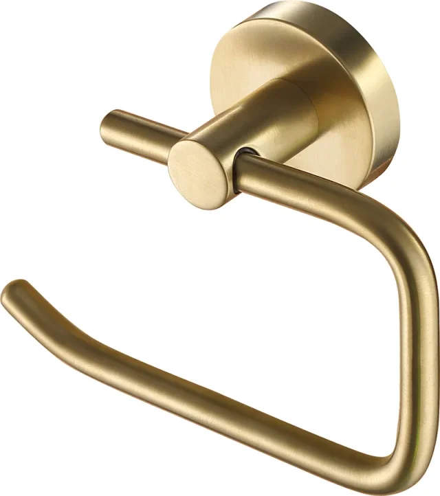 Just Taps Vos Toilet Roll Holder Brushed Brass product image - Image 1