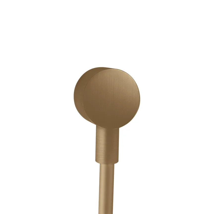 Axor Starck Wall Outlet Round Brushed Bronze product image - Image 1