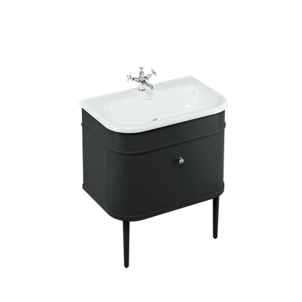 Burlington Chalfont Single Drawer Unit 750mm Black