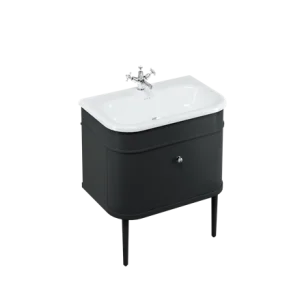 Burlington Chalfont Single Drawer Unit 750mm Black