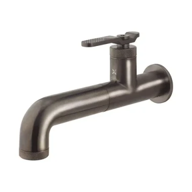 Crosswater Union Single Hole Wall Mounted Set Brushed Black Chrome product image - Image 1