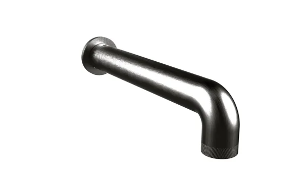 Crosswater Union Bath Spout 247mm Brushed Black Chrome