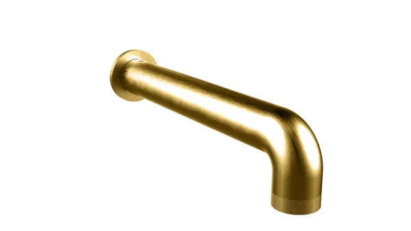 Crosswater Union Bath Spout 247mm Brushed Brass