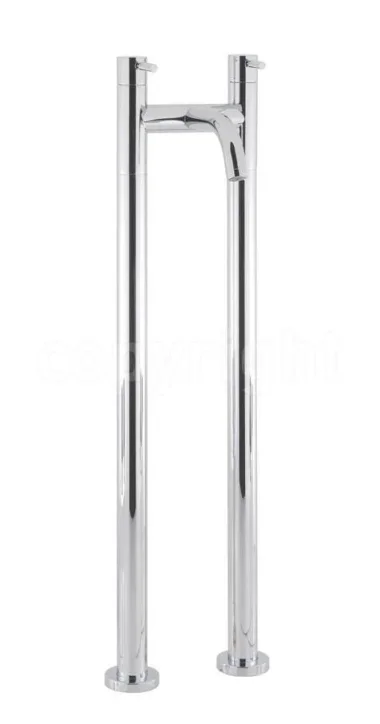 Crosswater Bath Legs Floor Standing 740mm Chrome product image - Image 1