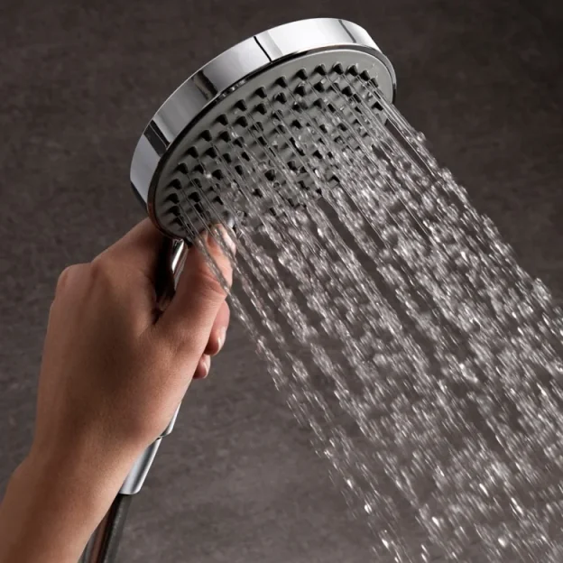 Crosswater Ethos Single Mode Shower Head Chrome detail view - Image 3
