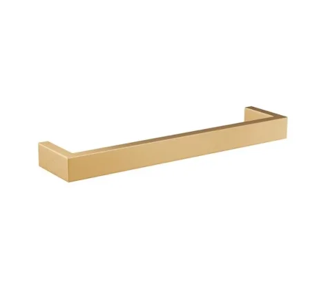 Thermosphere 12v Heated Towel Bar Double Square 632mm Brushed Brass product image - Image 1