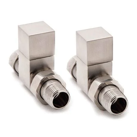 Reina Loge Radiators Valves - Brushed Straight