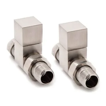 Reina Loge Radiators Valves - Brushed Straight product image - Image 1