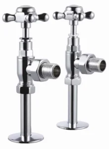Burlingtonangled Radiator Valves Chrome