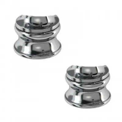 Burlington Regent Small Tap Bases (pair) Chrome product image - Image 1