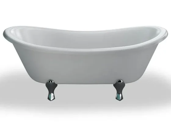 Burlington Clearwater 1640 X 700mm Bateau Bath product image - Image 1