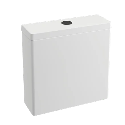 Britton Cistern Flush Button Matt Black