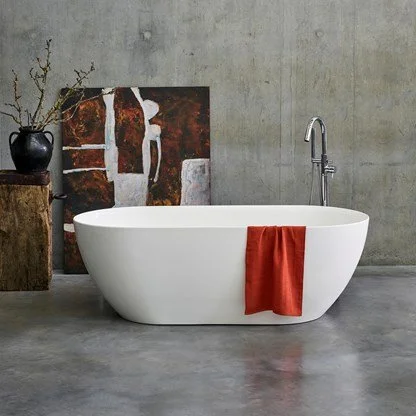 Britton Formoso Grande Matt White Bath