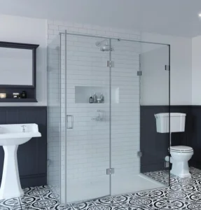 Shower Lab View 22 Standard-inline Panel + Door + Two Return Panels 1784 X 866-886 X 2000