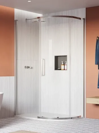 Crosswater Asura 8mm Quadrant Door 1200 X 800 Polished Stainless product image - Image 1