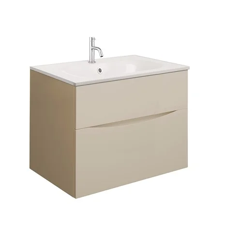 Crosswater Glide Ii 2 Drawer Basin Unit 700 Warm Stone
