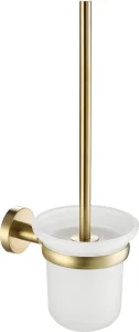 Just Taps Vos Toilet Brush Brushed Brass