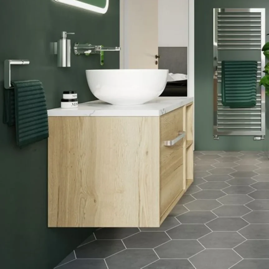 Crosswater Mpro Towel Ring Chrome detail view - Image 3