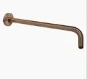 Just Taps Vos Shower Arm Brushed Bronze product image - Image 1