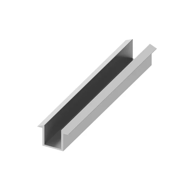 Abacus Glass Recessed Channel Pack Chrome 10mm product image - Image 1