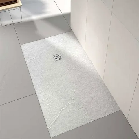 Merlyn Truestone Rectangle Tray White 1500 X 900mm detail view - Image 3