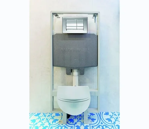 Oli Oli74 Mechanical Concealed Cistern & Slimline Frame TD detail view - Image 3