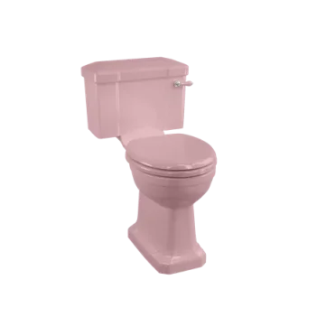 Burlington Close Coupled Pan Confetti Pink product image - Image 1