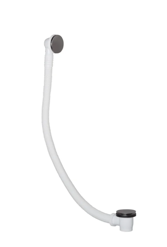 Just Taps Kono Extended Click Clack Bath Waste Brushed Black product image - Image 1